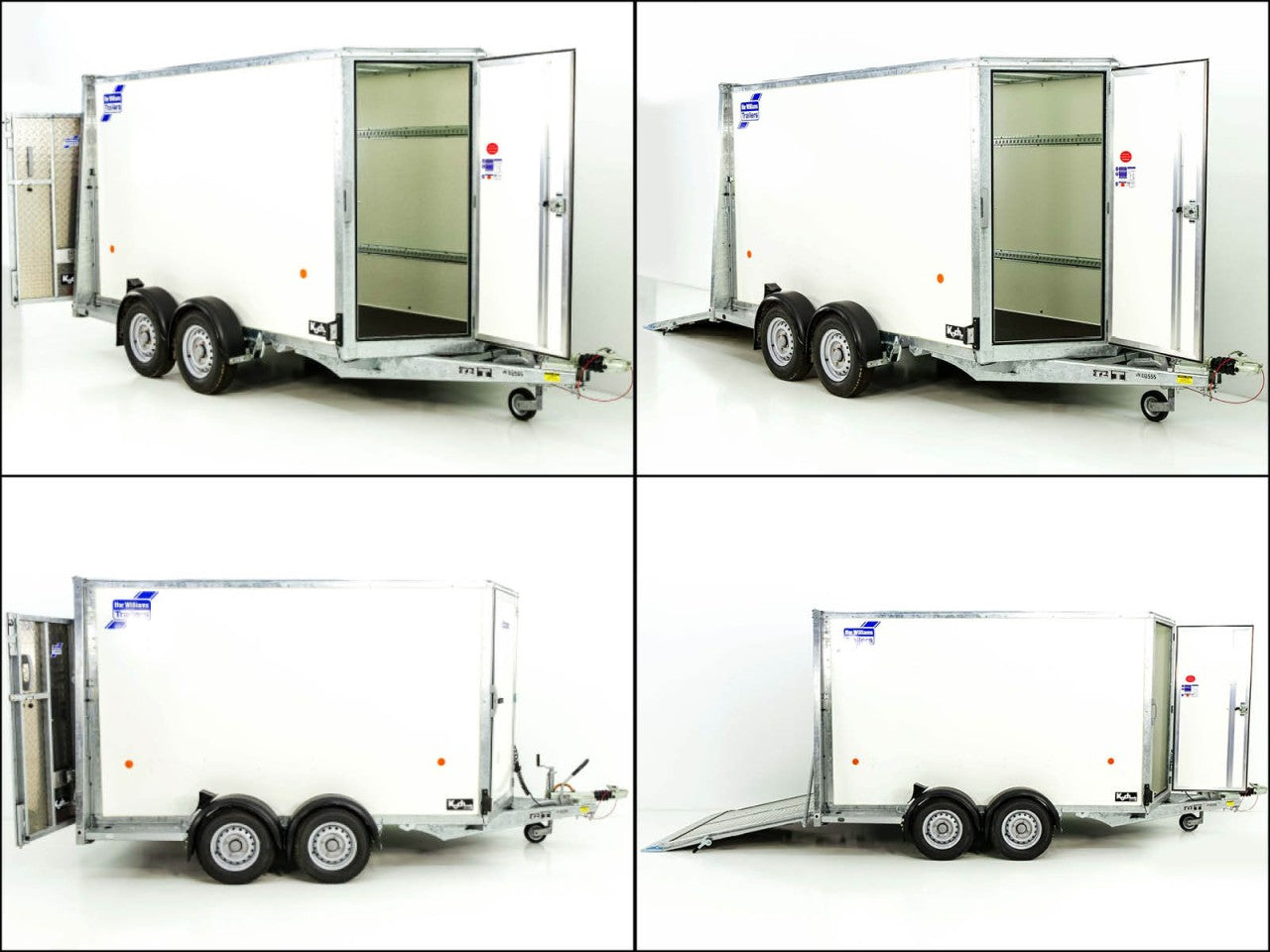 Ifor Williams Kofferanhänger BV 105 147x300cm H:183cm 2,7t|Klappenkombi|-Neu
