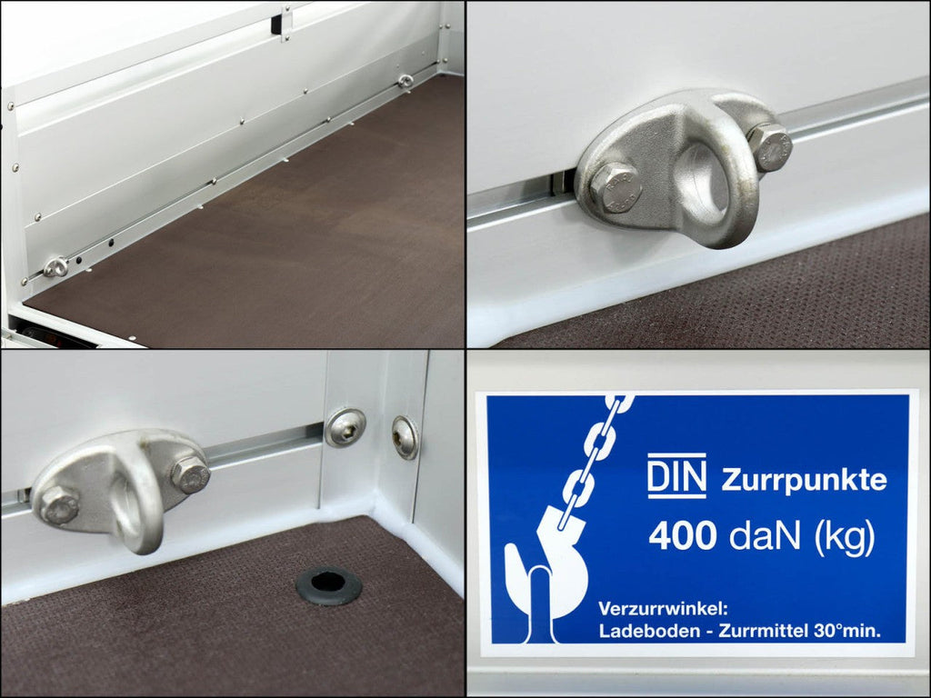 Koch Anhänger mit Plane 105x205cm 750kg|Typ U2|Hochplane 130cm|Angebot-Neu
