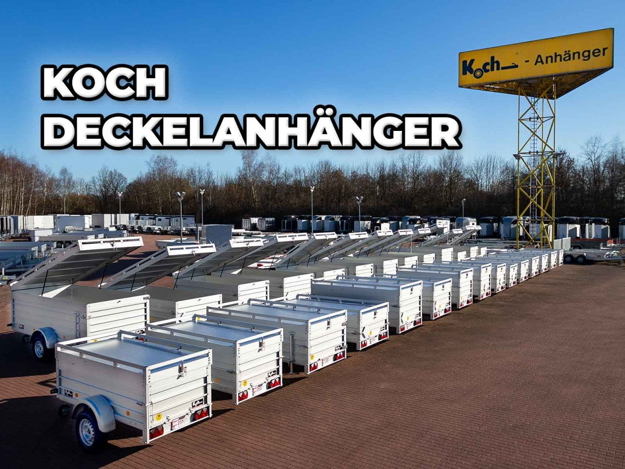 Koch Deckelanhänger 105x205cm Höhe:65cm 1000kg|Typ B1000|Angebot-Neu