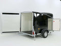 Debon Kofferanhänger Cargo 1300 Vollpoly 150x290cm H:160cm|Tür|schwarz-Neu