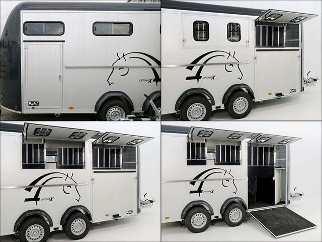 Cheval Liberte Pferdeanhänger Maxi 4| 4 Pferde| Pullman-Fahrwerk| 100km/h| schwarz-Neu