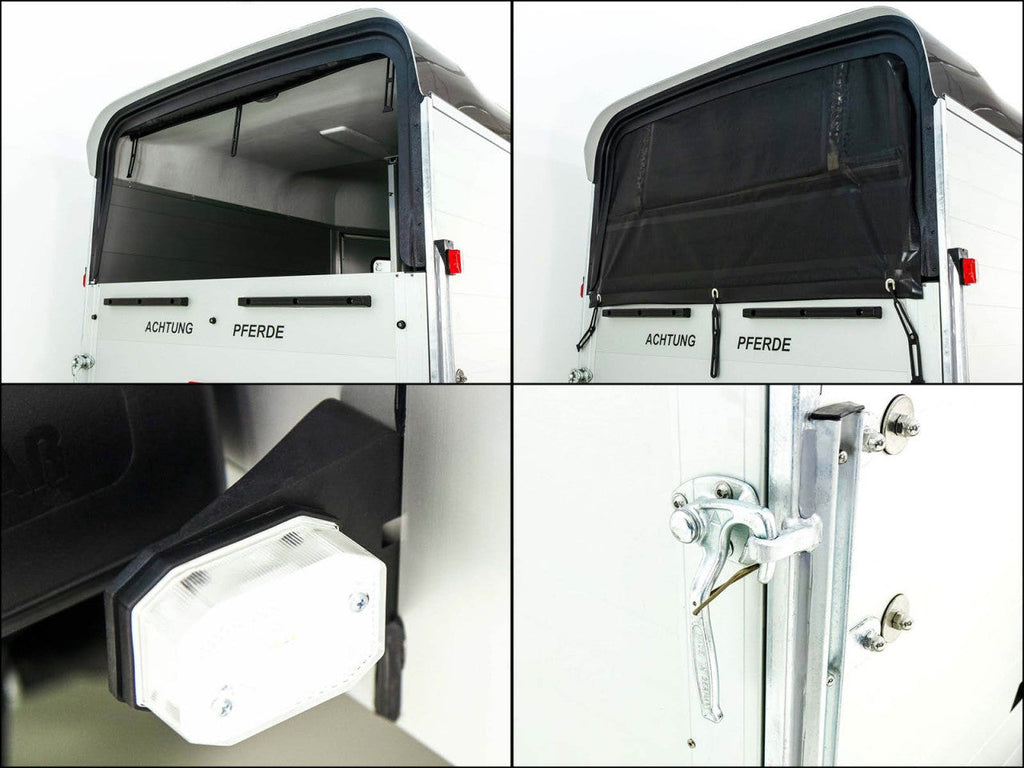 Cheval Liberte Pferdeanhänger GOLD One 1,5er| Pullmann-Fahrwerk| Sattelkammer| schwarz-Neu