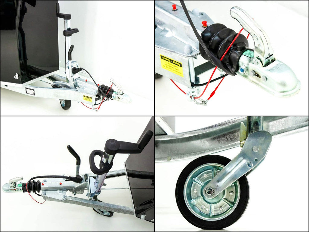 Cheval Liberte Pferdeanhänger GOLD One 1,5er| Pullmann-Fahrwerk| Sattelkammer| schwarz-Neu
