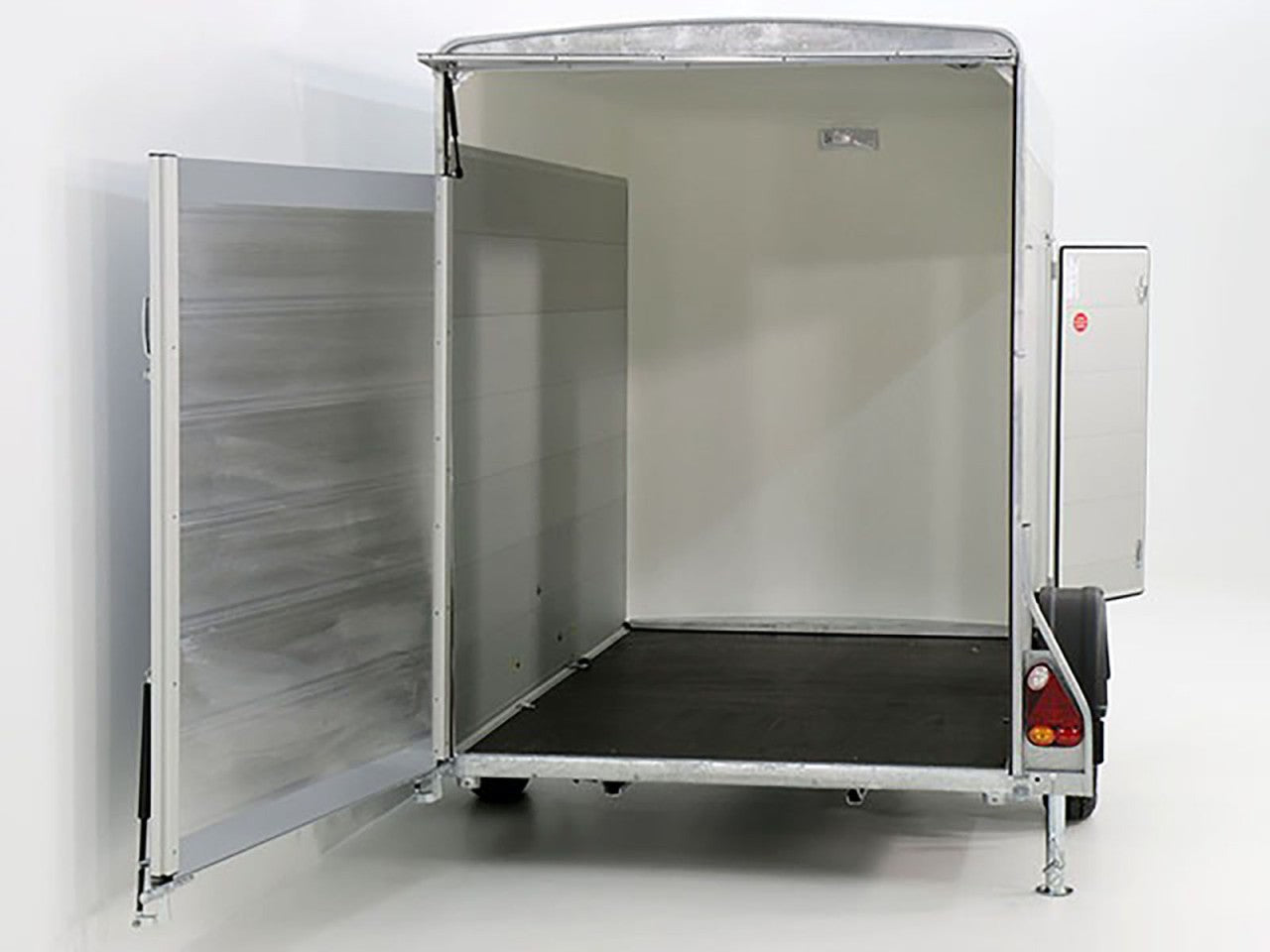 Debon Kofferanhänger C300 148x295cm H:190cm 1,3t|Alu|Polybug|Tür|schwarz-Neu