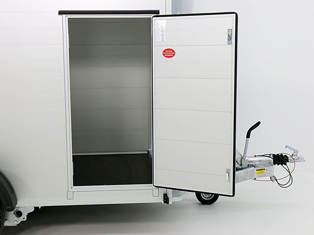 Debon Kofferanhänger C300 148x295cm H:190cm 1,3t|Alu|Polybug|Tür|schwarz-Neu