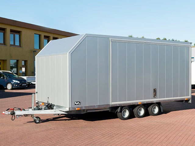Vezeko Autotrailer Cargo Race Master 230x550cm H210cm 3,5t|E-Winde|silber-Neu