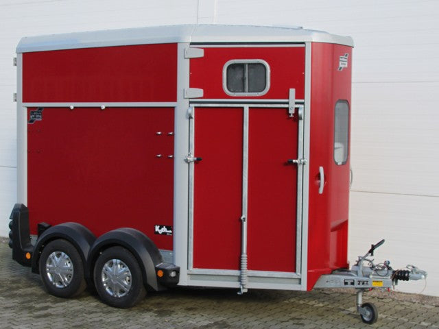Ifor Williams Pferdeanhänger HB506|Frontausstieg|rot-Neu