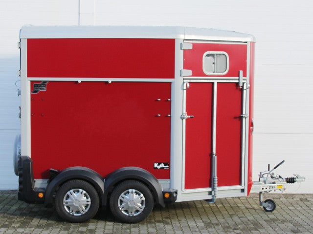 Ifor Williams Pferdeanhänger HB506|Frontausstieg|rot-Neu