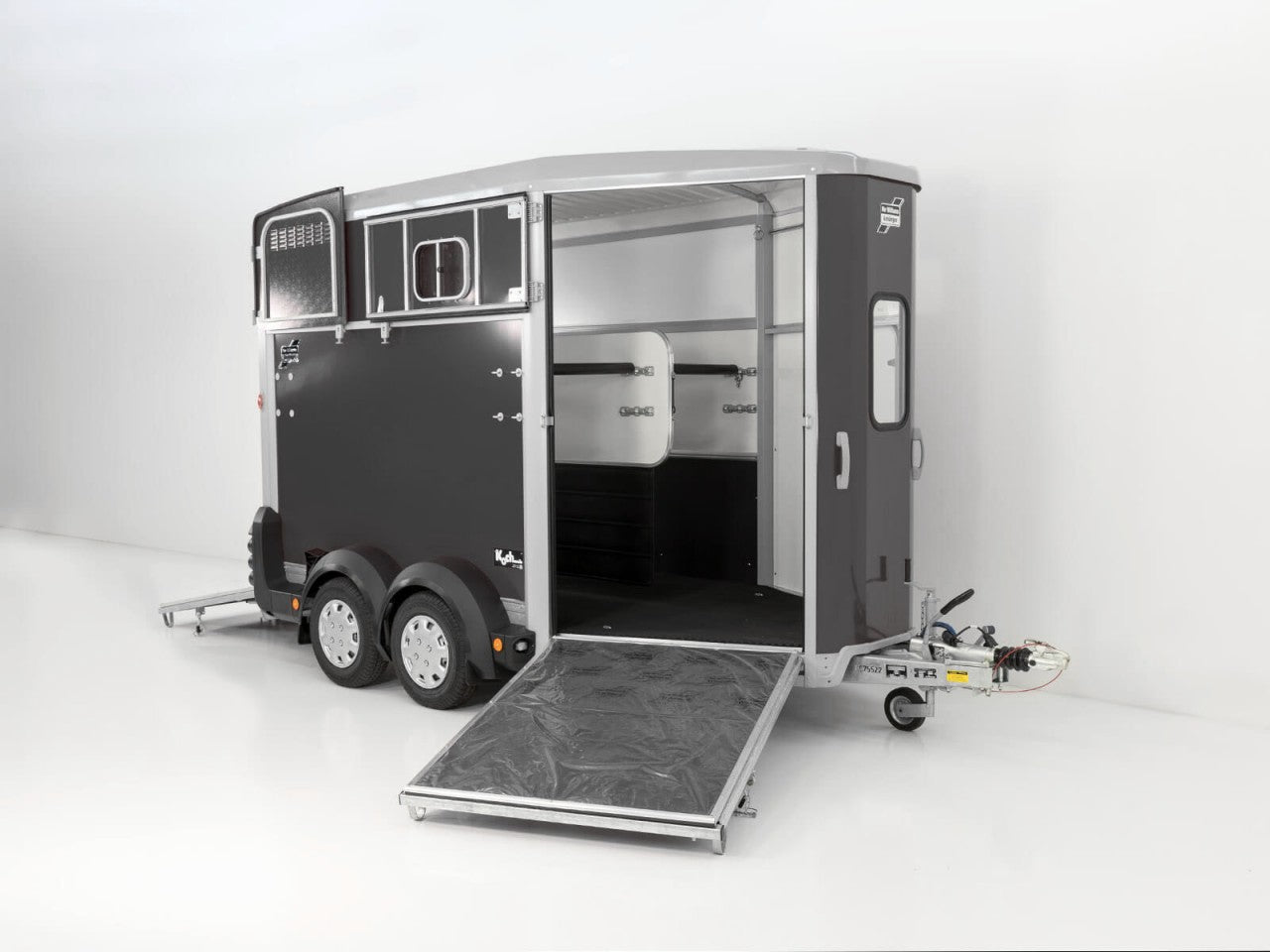 Ifor Williams Pferdeanhänger HB511|Heckklappen-Türkombination|anthrazit-Neu