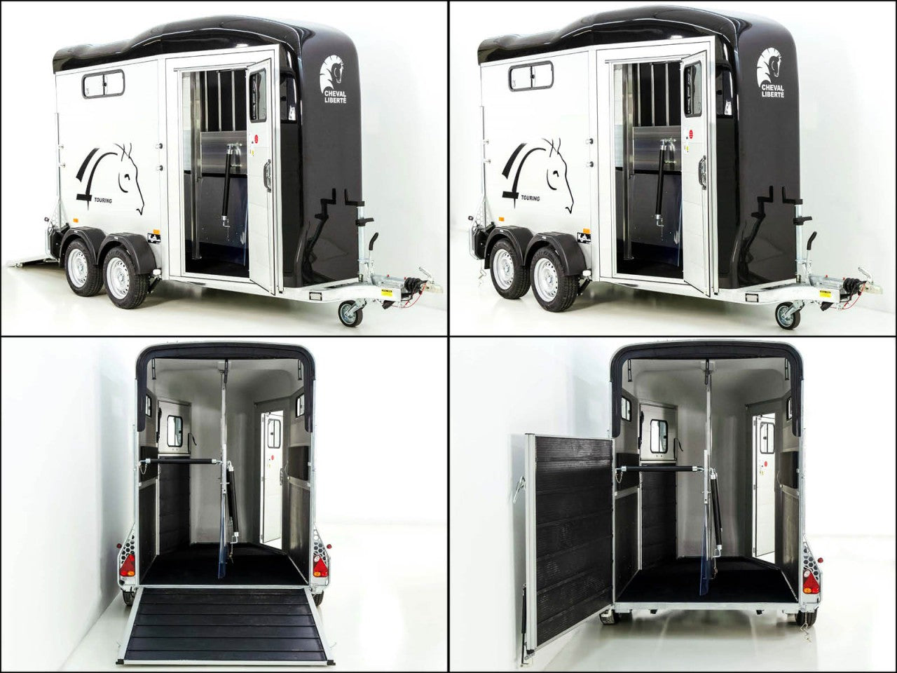 Cheval Liberte Pferdeanhänger Touring Country|Pullman-Fahrwerk| Frontausstieg| schwarz-Neu