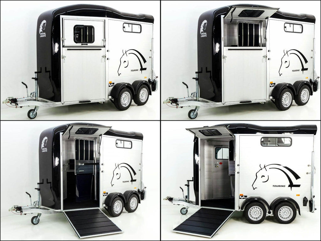 Cheval Liberte Pferdeanhänger Touring Country|Pullman-Fahrwerk| Frontausstieg| schwarz-Neu
