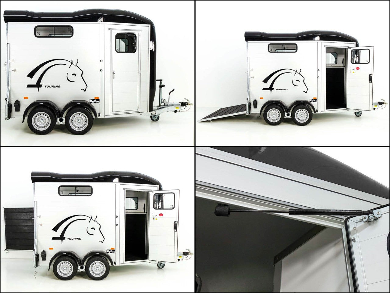 Cheval Liberte Pferdeanhänger Touring Country|Pullman-Fahrwerk| Frontausstieg| schwarz-Neu