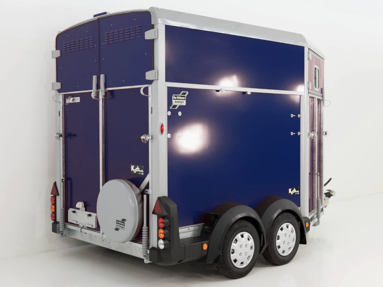 Ifor Williams Pferdeanhänger HB511|blau|Frontausstieg-Neu