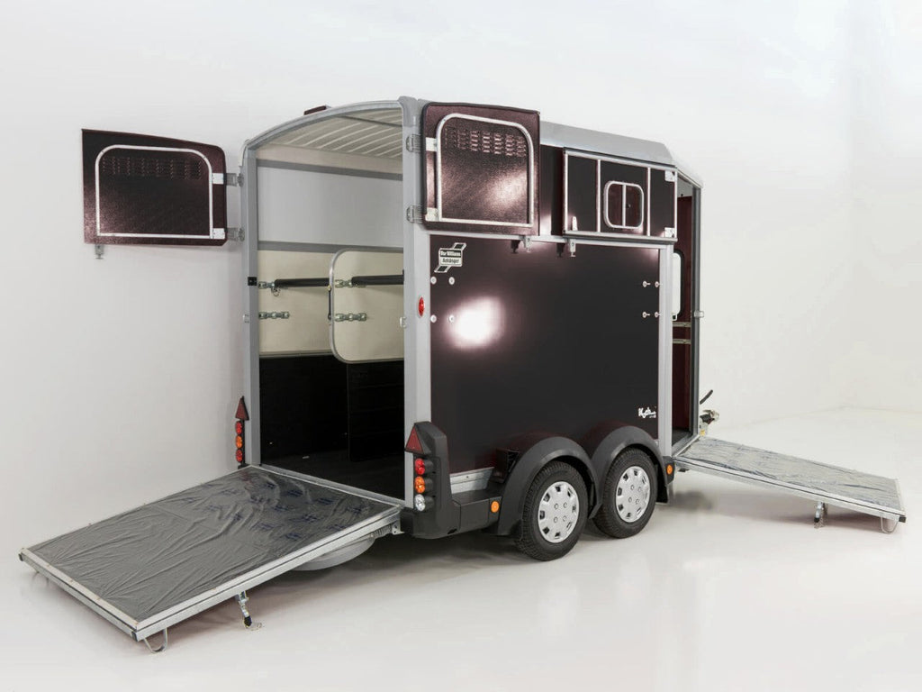 Ifor Williams Pferdeanhänger HB511|schwarz|Frontausstieg-Neu