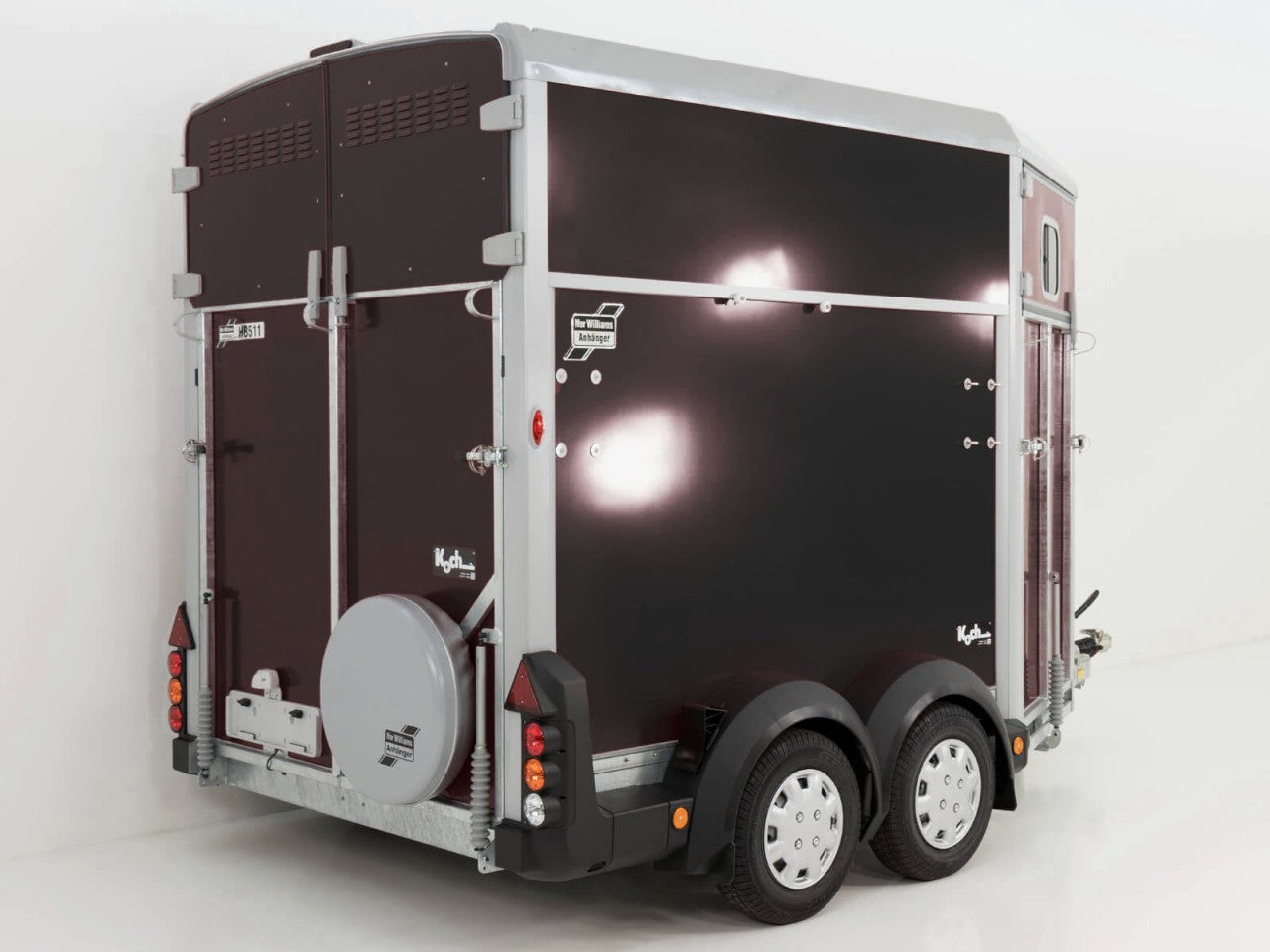 Ifor Williams Pferdeanhänger HB511|schwarz|Frontausstieg-Neu