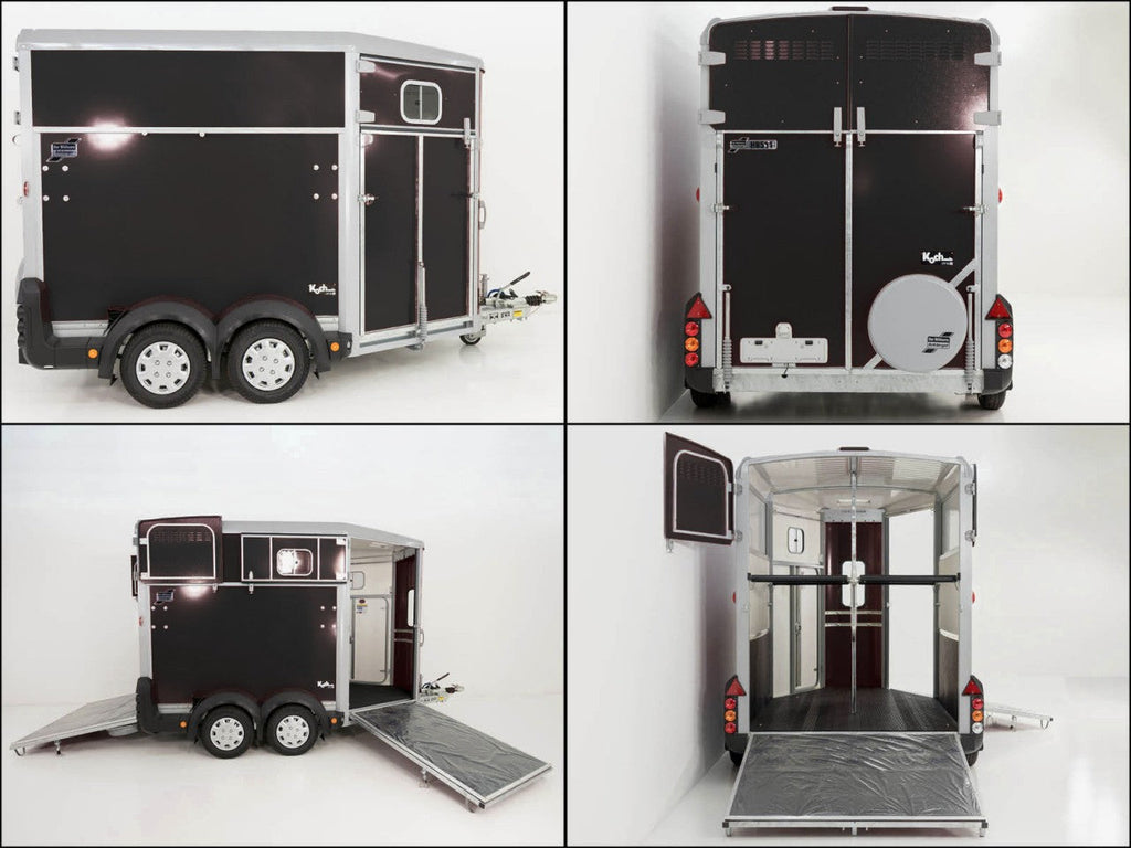 Ifor Williams Pferdeanhänger HB511|schwarz|Frontausstieg-Neu