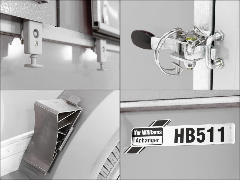 Ifor Williams Pferdeanhänger HB511|Sattelkammer|schwarz-Neu