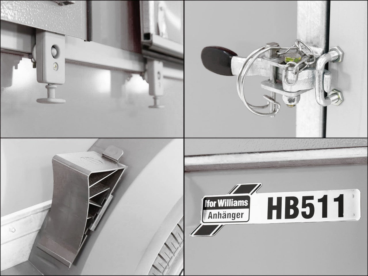 Ifor Williams Pferdeanhänger HB511|Sattelkammer|schwarz-Neu
