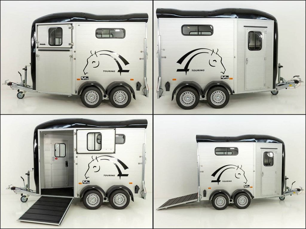 Cheval Liberte Pferdeanhänger Touring One 1,5er|Pullman-Fahrwerk|Frontausstieg|schwarz-Neu