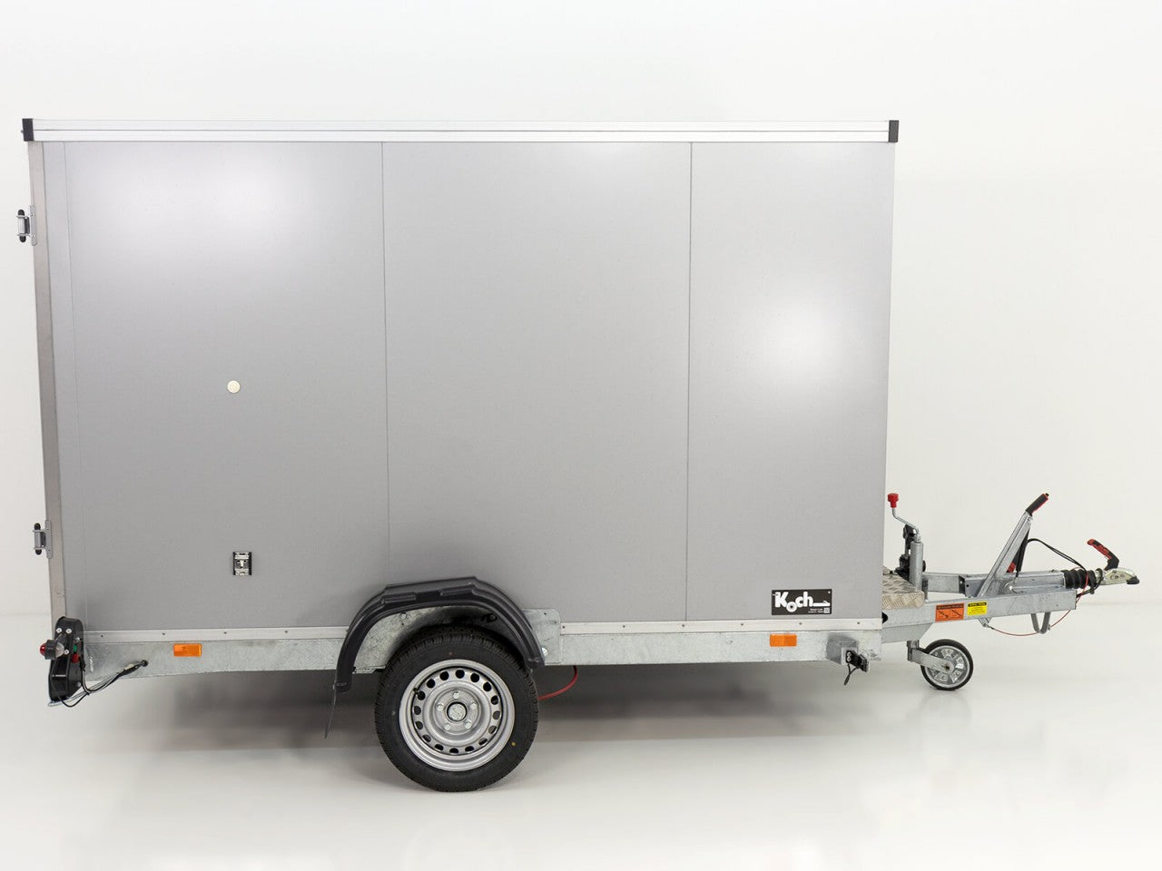 Vezeko Koffer-Absenkanhänger 157x268cm Höhe:164cm 1,5t|silber-Neu