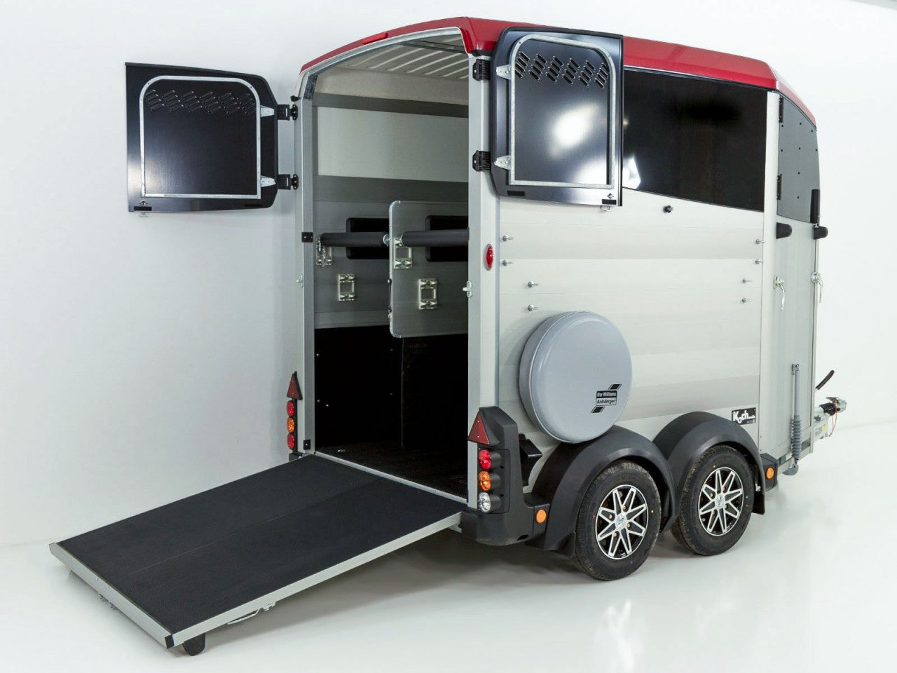 Ifor Williams Pferdeanhänger HBX 506|Frontausstieg|neues Modell|rot-Neu