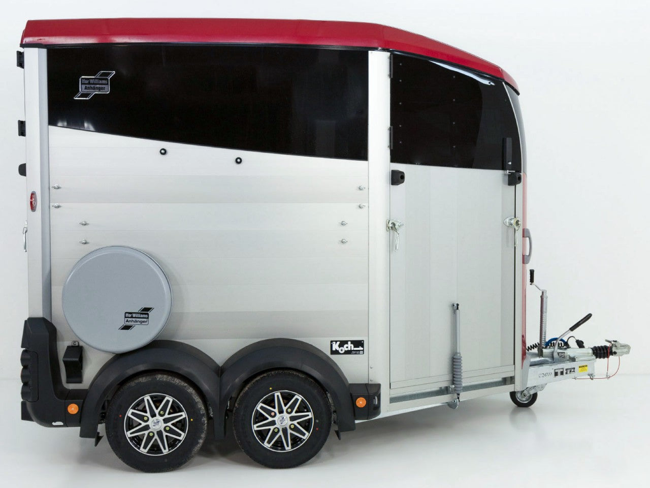 Ifor Williams Pferdeanhänger HBX 506|Frontausstieg|neues Modell|rot-Neu