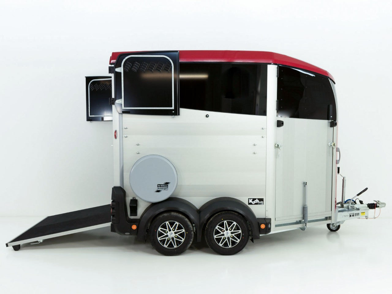 Ifor Williams Pferdeanhänger HBX 506|Frontausstieg|neues Modell|rot-Neu