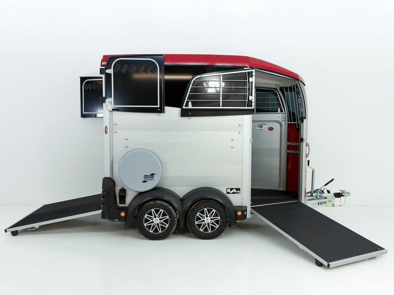Ifor Williams Pferdeanhänger HBX 506|Frontausstieg|neues Modell|rot-Neu