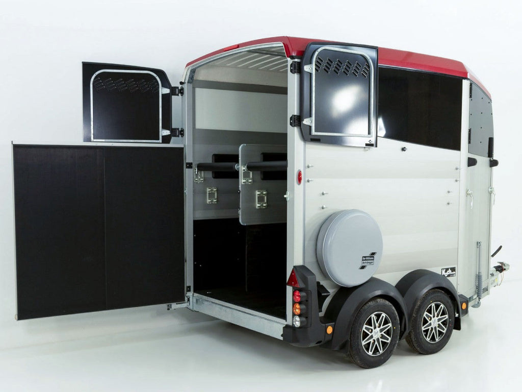 Ifor Williams Pferdeanhänger HBX 506|Frontausstieg|neues Modell|rot-Neu