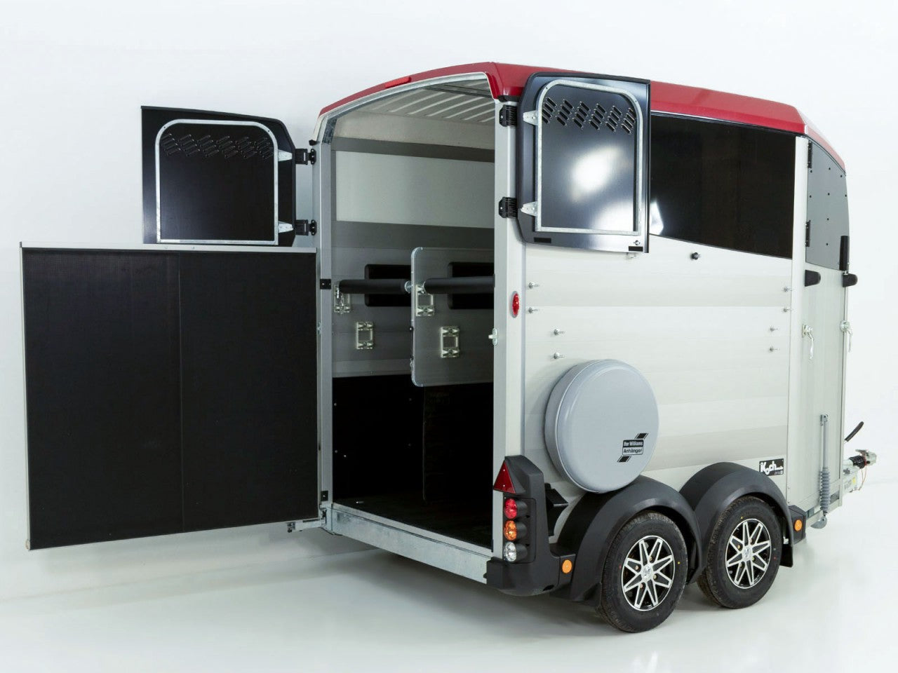 Ifor Williams Pferdeanhänger HBX 506|Frontausstieg|neues Modell|rot-Neu