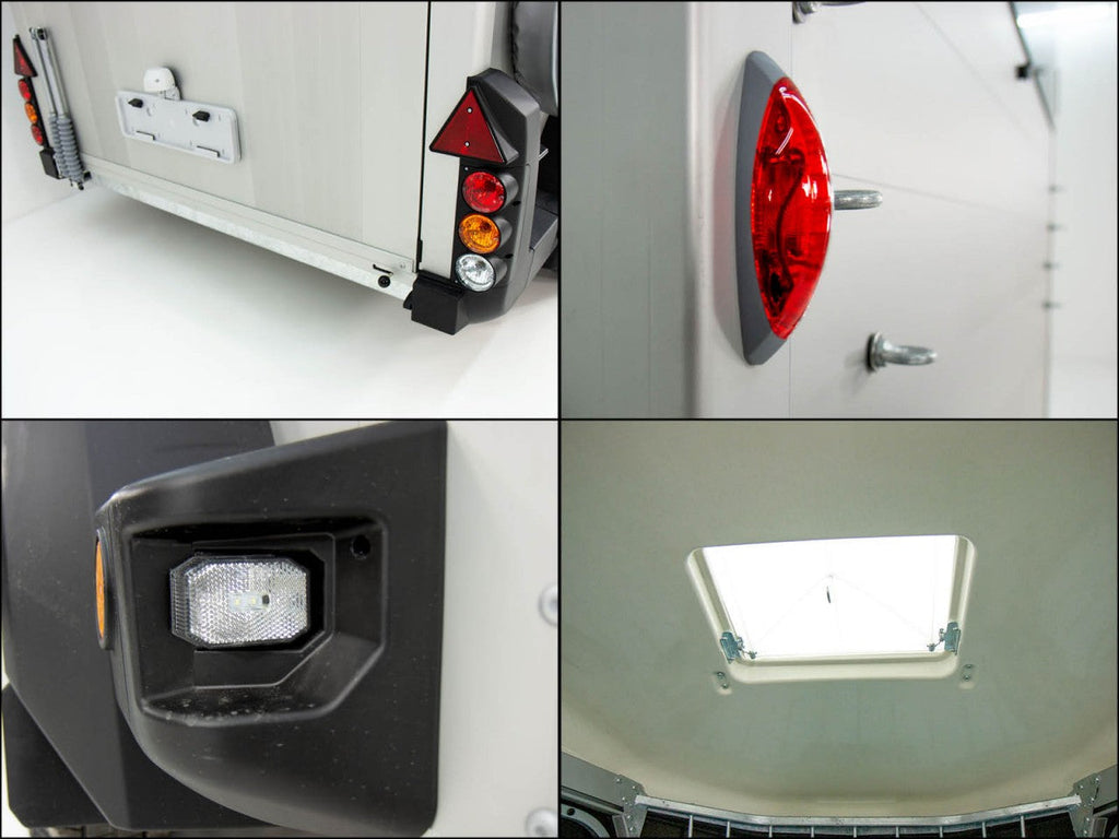 Ifor Williams Pferdeanhänger HBX 506|Frontausstieg|neues Modell|rot-Neu