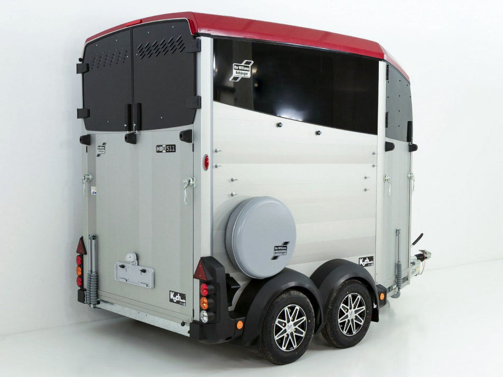 Ifor Williams Pferdeanhänger HBX 511|Frontausstieg|neues Modell|rot-Neu