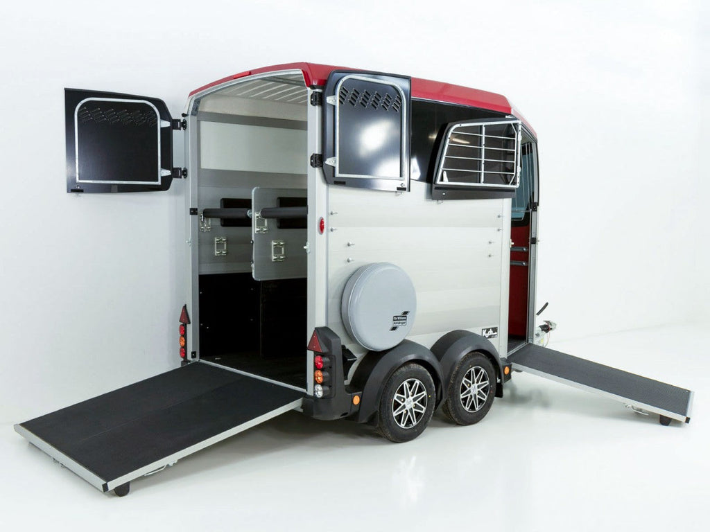 Ifor Williams Pferdeanhänger HBX 511|Frontausstieg|neues Modell|rot-Neu