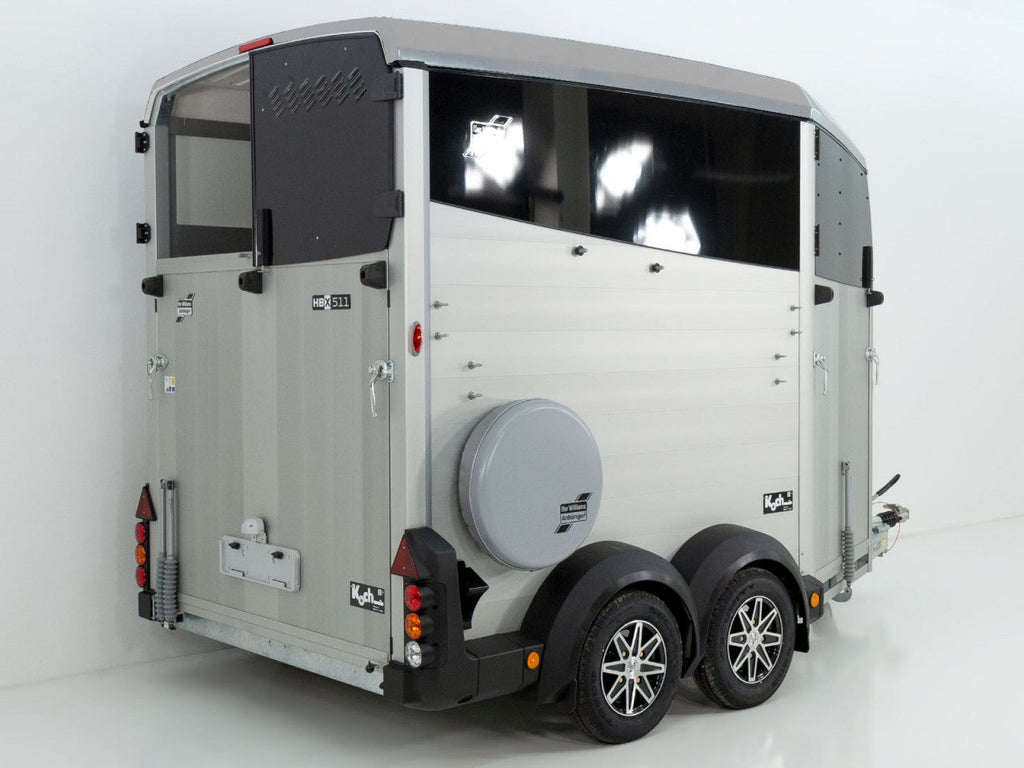 Ifor Williams Pferdeanhänger HBX 511|Frontausstieg|neues Modell|silber-Neu