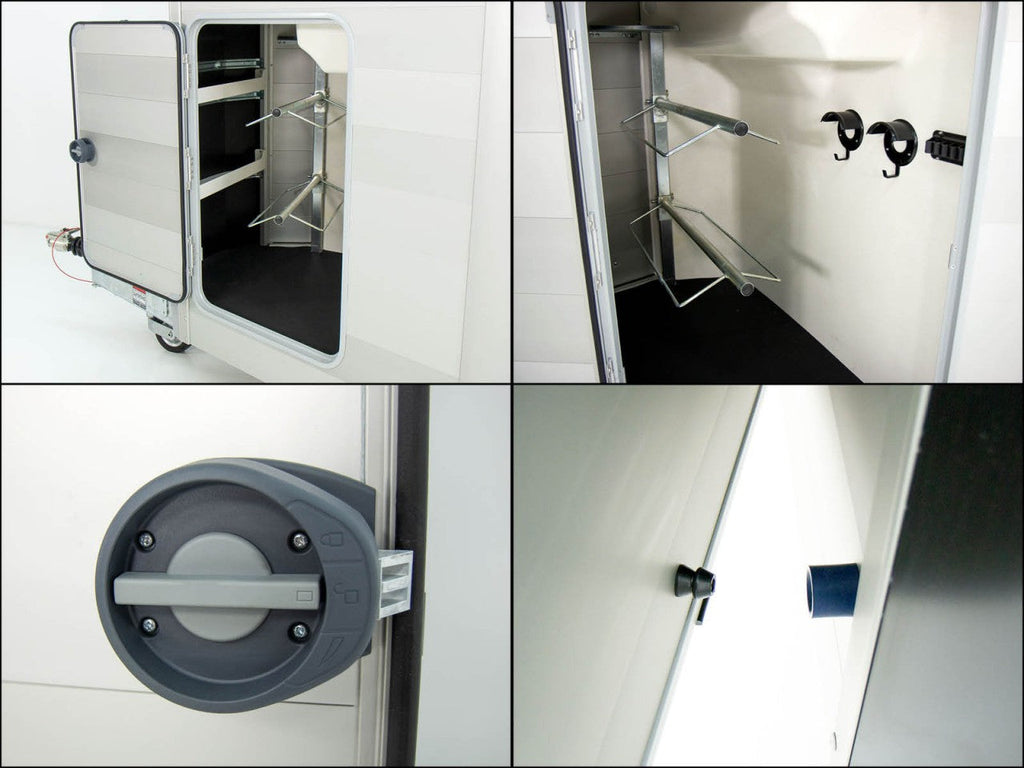 Ifor Williams Pferdeanhänger HBX 511|Sattelkammer|neues Modell|schwarz-Neu