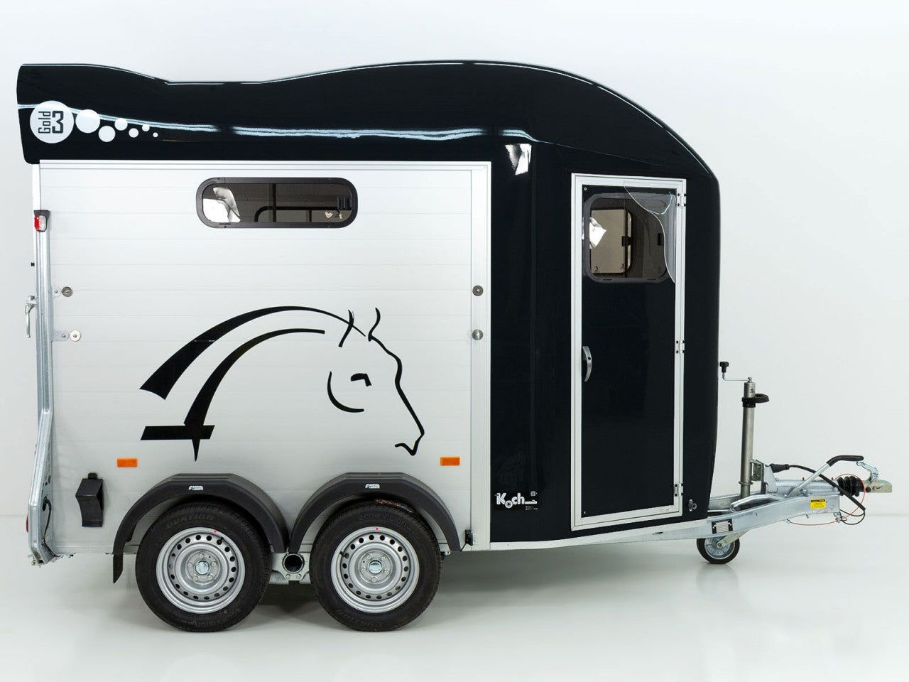 Cheval Liberte Pferdeanhänger GOLD 3|Premium Pullman 2|Sattelkammer|schwarz-Neu