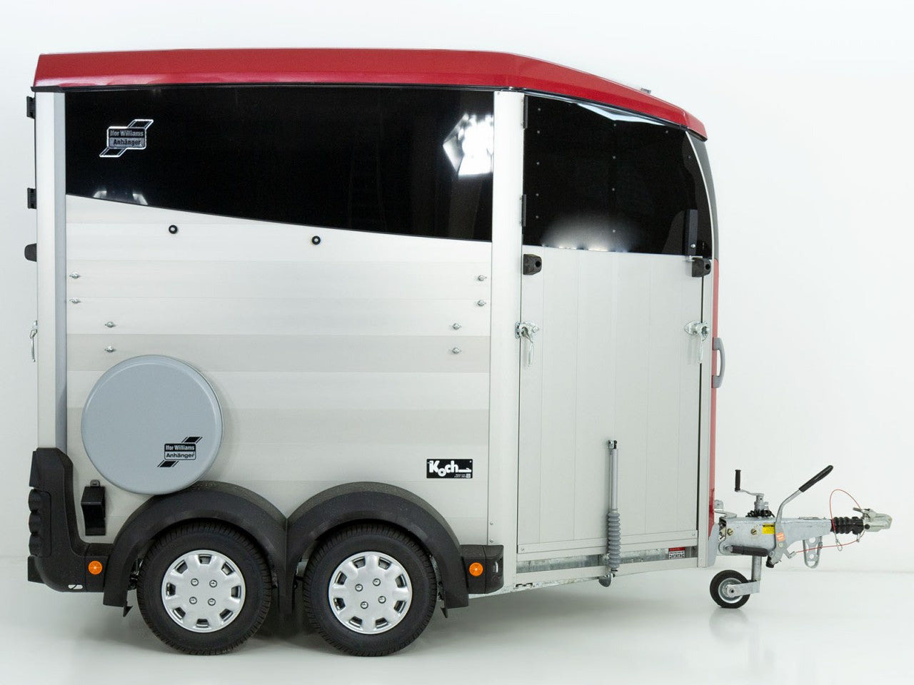 Ifor Williams Pferdeanhänger HBX 403|Frontausstieg|neues Modell|rot-Neu