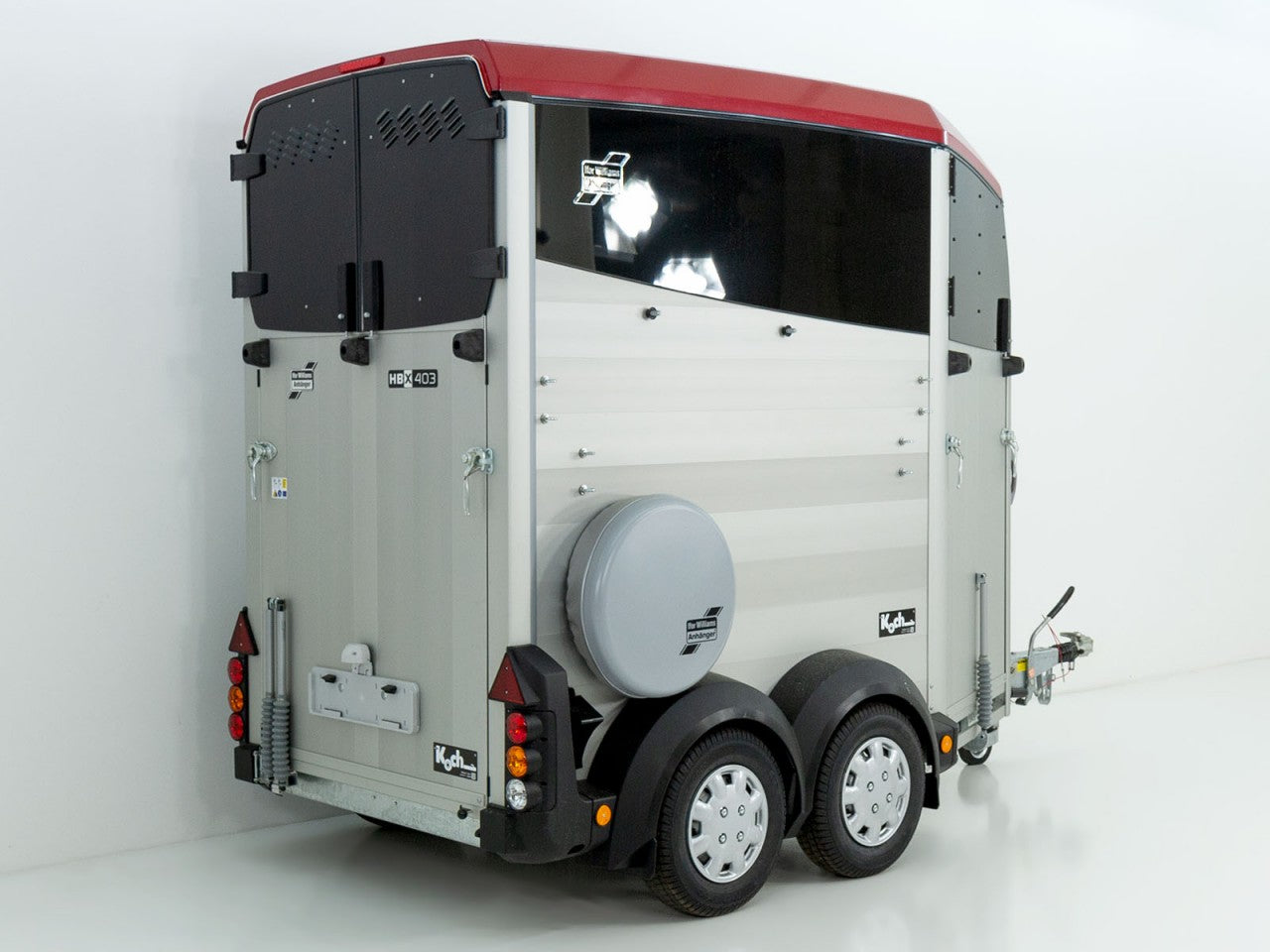 Ifor Williams Pferdeanhänger HBX 403|Frontausstieg|neues Modell|rot-Neu