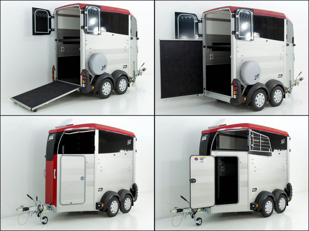 Ifor Williams Pferdeanhänger HBX 403|Frontausstieg|neues Modell|rot-Neu