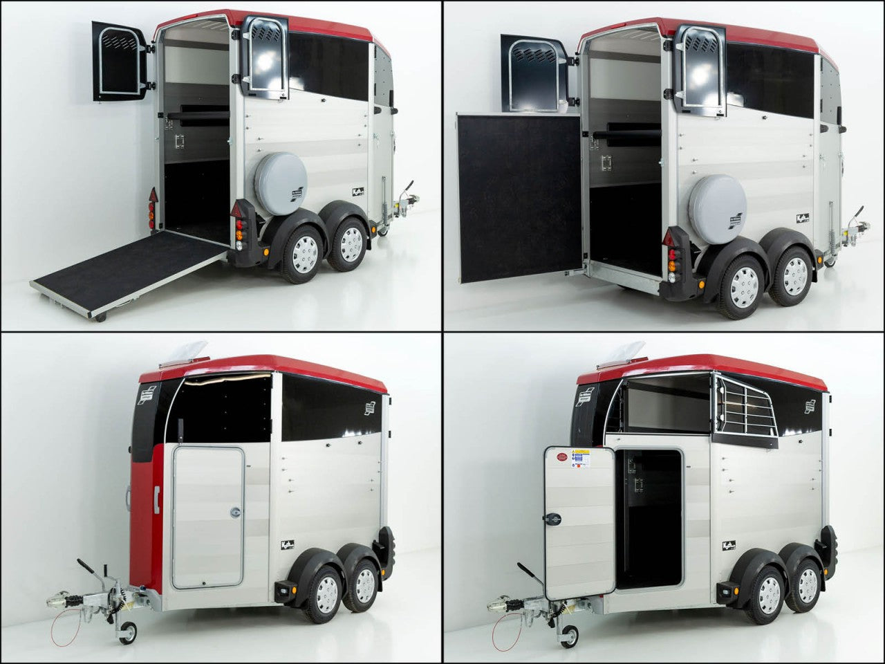Ifor Williams Pferdeanhänger HBX 403|Frontausstieg|neues Modell|rot-Neu
