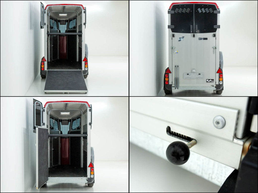 Ifor Williams Pferdeanhänger HBX 403|Frontausstieg|neues Modell|rot-Neu