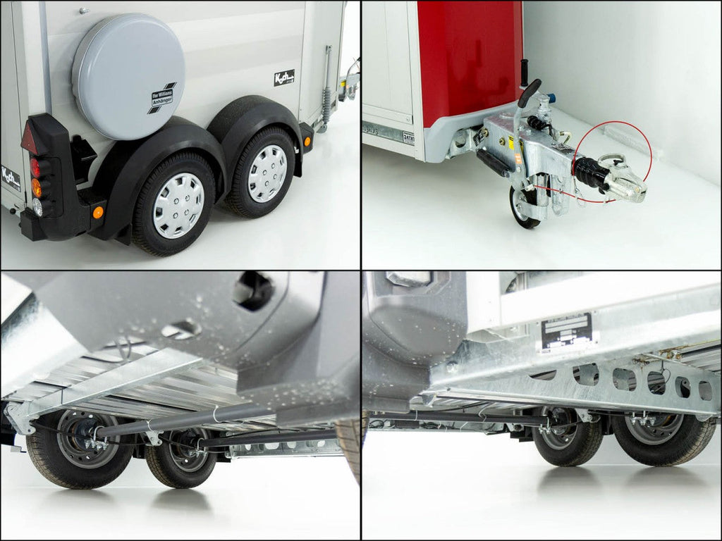 Ifor Williams Pferdeanhänger HBX 403|Frontausstieg|neues Modell|rot-Neu