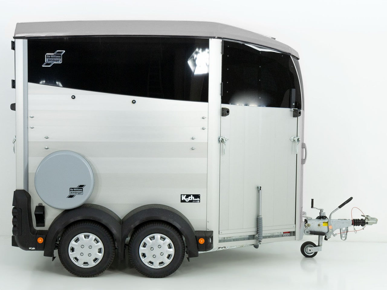 Ifor Williams Pferdeanhänger HBX 403|Frontausstieg|neues Modell|silber-Neu