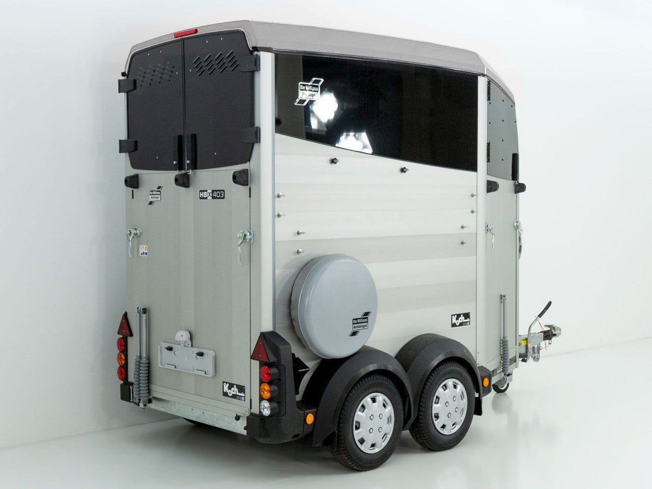Ifor Williams Pferdeanhänger HBX 403|Frontausstieg|neues Modell|silber-Neu