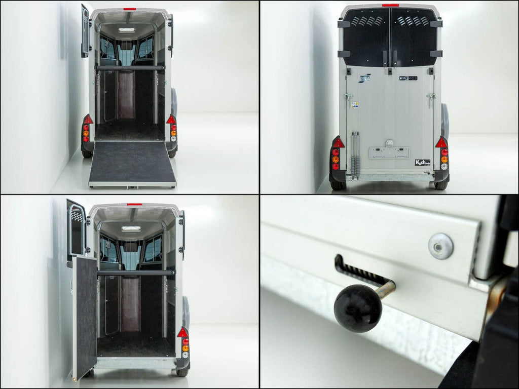 Ifor Williams Pferdeanhänger HBX 403|Frontausstieg|neues Modell|silber-Neu
