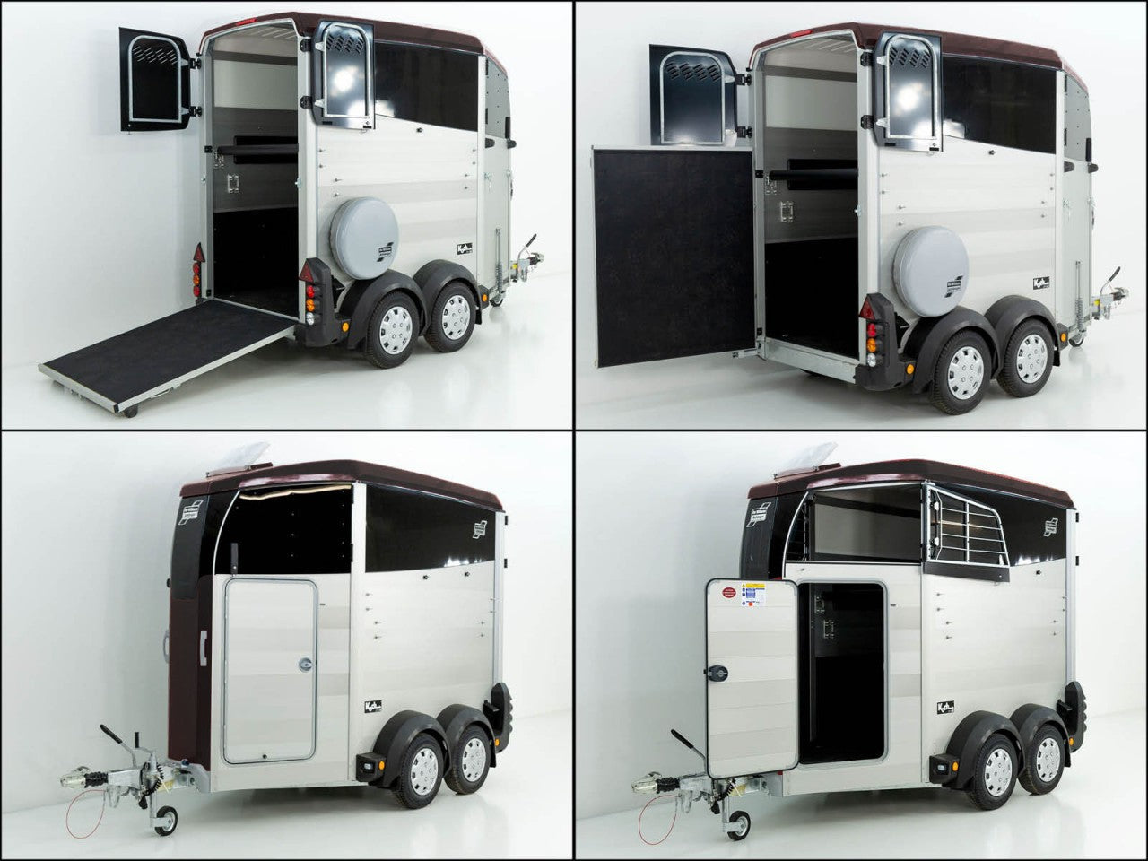 Ifor Williams Pferdeanhänger HBX 403|Frontausstieg|neues Modell|schwarz-Neu