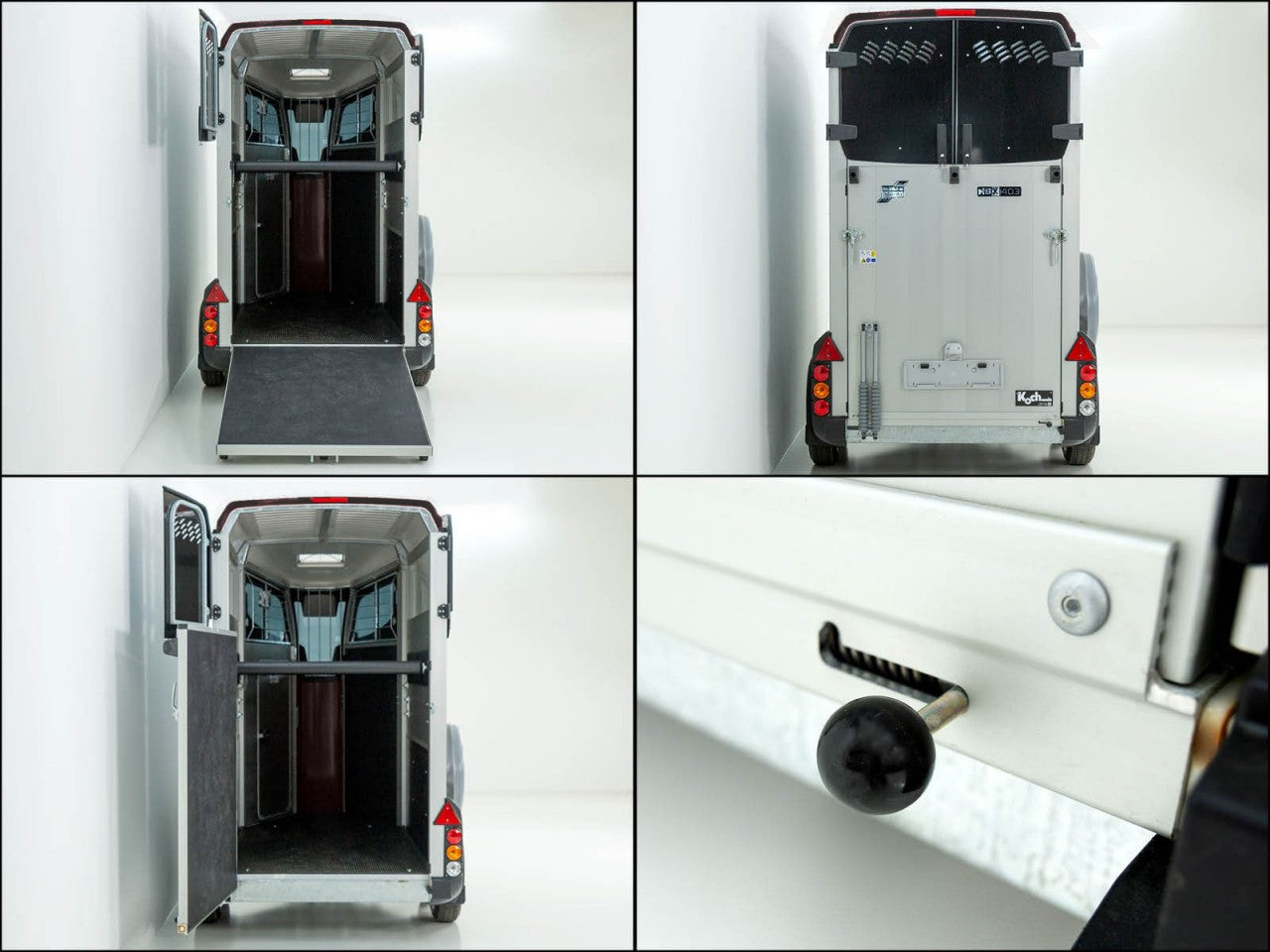 Ifor Williams Pferdeanhänger HBX 403|Frontausstieg|neues Modell|schwarz-Neu