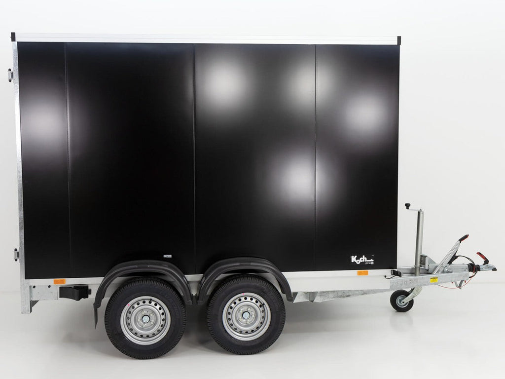 Vezeko Kofferanhänger 152x305cm Höhe:193cm 2,7t|schwarz-Neu
