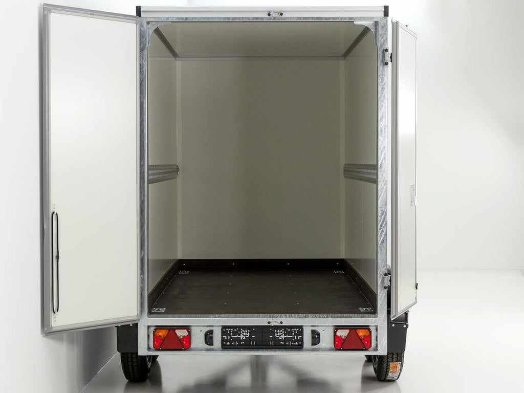Vezeko Kofferanhänger 152x305cm Höhe:193cm 2,7t|schwarz-Neu