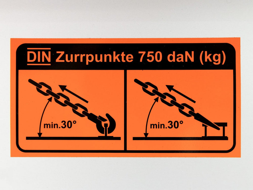 Vezeko Kofferanhänger 152x305cm Höhe:193cm 2,7t|schwarz-Neu
